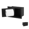 Recessed Toilet Paper Holder Stainless Steel Wall Tissue Storage Box