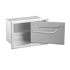 Recessed Toilet Paper Holder Stainless Steel Wall Tissue Storage Box
