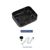 Rectangular Ceramic Table Countertop Basin Vessel Sink Stone Pattern