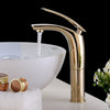 Red Bathroom Faucet Brass Basin Sink Faucet Mixer Tap Single Handle