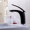 Red Bathroom Faucet Brass Basin Sink Faucet Mixer Tap Single Handle