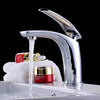Red Bathroom Faucet Brass Basin Sink Faucet Mixer Tap Single Handle