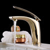 Red Bathroom Faucet Brass Basin Sink Faucet Mixer Tap Single Handle