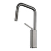 Brass Pull-Out Kitchen Faucet Sink Water Mixer Tap Flexible Spray Head