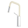 Brass Pull-Out Kitchen Faucet Sink Water Mixer Tap Flexible Spray Head