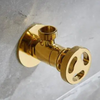 Replacement Toilet Faucet Water Control Triangle Brass Angle Stop Valve