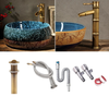 Retro Ceramic Countertop Basin Sink Designer Bathroom Vessel Sink