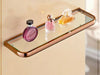 Rose Gold Bathroom Accessories Towel Rack Bathroom Shelf Paper Holder