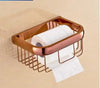 Rose Gold Bathroom Accessories Towel Rack Bathroom Shelf Paper Holder