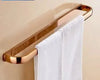 Rose Gold Bathroom Accessories Towel Rack Bathroom Shelf Paper Holder