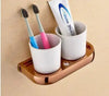 Rose Gold Bathroom Accessories Towel Rack Bathroom Shelf Paper Holder