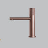 Rose Gold Brass Bathroom Faucet Single Handle Dual Control Faucet