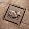 Rose Gold Brass Floor Drain Anti-Odor Bathroom Shower Drain Stopper