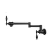 Rotatable Solid Brass Pot Filler Faucet Wall Mount Folding Kitchen Tap
