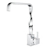 Rotating Brass Single Handle Basin Faucet Kitchen Sink Mixer Tap