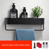 Shelf Rack Wall Mounted Shelves Bath Towel Holder Shower Storage Basket