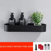 Shelf Rack Wall Mounted Shelves Bath Towel Holder Shower Storage Basket