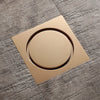 Shower Brass Bathroom Drain Water Drainer Hair Filter Stopper