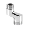 Shower Faucet Extension Elbow Brass Thickened Curved Pipe Connector
