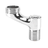 Shower Faucet Extension Elbow Brass Thickened Curved Pipe Connector