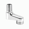 Shower Faucet Extension Elbow Brass Thickened Curved Pipe Connector