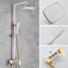 Shower Faucet Set Rainfall Bathroom Shower Mixer Faucets with Bidet