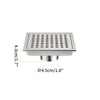 Shower Floor Drain Anti-Odor Stainless Steel Lattice Faster Drain