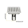 Shower Floor Drain Anti-Odor Stainless Steel Lattice Faster Drain