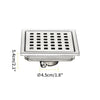 Shower Floor Drain Anti-Odor Stainless Steel Lattice Faster Drain