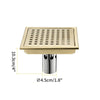 Shower Floor Drain Anti-Odor Stainless Steel Lattice Faster Drain