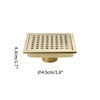 Shower Floor Drain Anti-Odor Stainless Steel Lattice Faster Drain