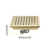 Shower Floor Drain Anti-Odor Stainless Steel Lattice Faster Drain