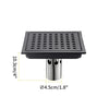 Shower Floor Drain Anti-Odor Stainless Steel Lattice Faster Drain