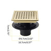 Shower Floor Drain Anti-Odor Stainless Steel Lattice Faster Drain