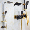 Shower Mixer Faucet Rainfall Shower Head Thermostatic Shower System