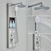 Shower Panel Faucet Degree Display with SPA Massage Jet Shower System