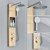 Shower Panel Faucet Degree Display with SPA Massage Jet Shower System