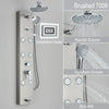 Shower Panel Faucet Degree Display with SPA Massage Jet Shower System