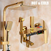 Shower Set Bathroom Smart Wall Mount Thermostatic Shower System