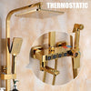 Shower Set Bathroom Smart Wall Mount Thermostatic Shower System