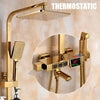 Shower Set Bathroom Smart Wall Mount Thermostatic Shower System