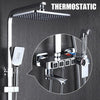 Shower Set Bathroom Smart Wall Mount Thermostatic Shower System