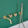 Shower Set Double Handle Double Control Brass Faucet