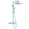 Shower Set Lifting Bar 3-Function Handheld Brass Shower Mixer Faucet