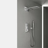 Shower Set With Led Digital Display Design Wall Mounted Bathroom Faucet