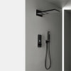 Shower Set With Led Digital Display Design Wall Mounted Bathroom Faucet