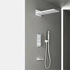 Shower Set With Led Digital Display Design Wall Mounted Bathroom Faucet