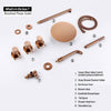 Shower System Set Wall Mount Rainfall Shower Brass Bathtub Mixer Tap