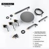 Shower System Set Wall Mount Rainfall Shower Brass Bathtub Mixer Tap