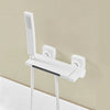 Simple Bathroom Waterfall Bathtub Faucets With Hand-held Shower Set